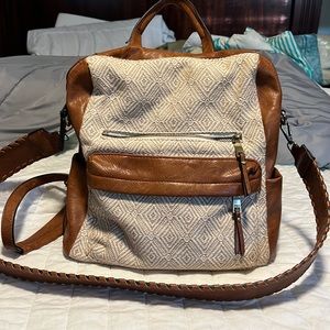 Very nice gently used Jen &co. Backpack style purse/handbag